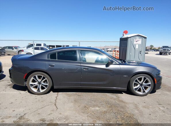 2C3CDXCTXGH104649 2016 DODGE CHARGER Gray Vista interior trasera