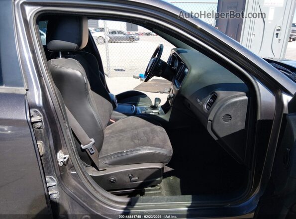 2C3CDXCTXGH104649 2016 DODGE CHARGER Gray Vista interior delantera