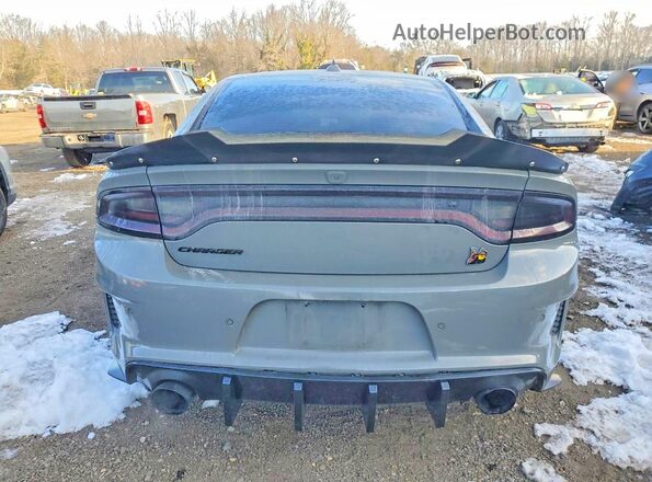 2C3CDXGJ0PH701575 2023 DODGE CHARGER Gray Հետևի տեսք