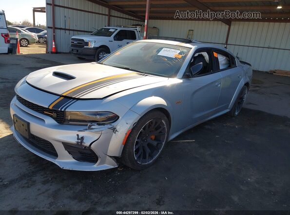2C3CDXGJXPH638713 2023 DODGE CHARGER Серебряный Передняя левая четверть