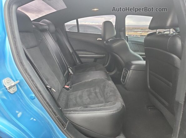 2C3CDXHG0PH607375 2023 DODGE CHARGER Blue უკანა სავარძლების ხედი