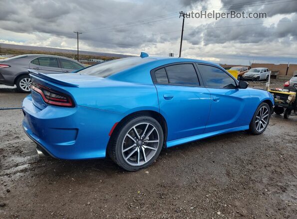 2C3CDXHG0PH607375 2023 DODGE CHARGER Blue უკანა მარჯვენა