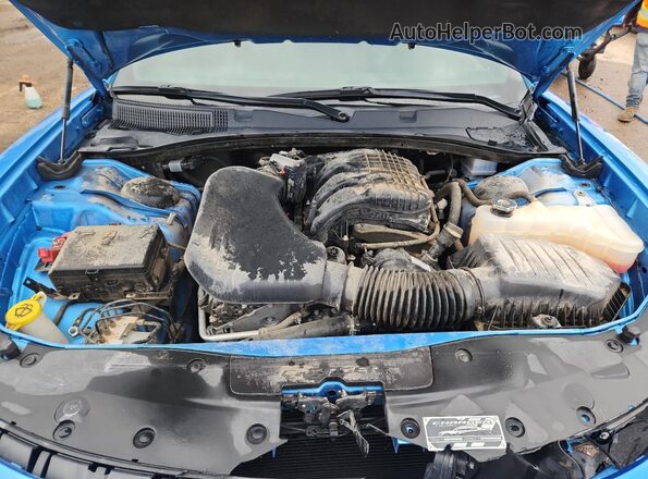 2C3CDXHG0PH607375 2023 DODGE CHARGER Blue უკანა სალონის ხედი