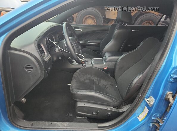 2C3CDXHG0PH607375 2023 DODGE CHARGER Blue წინა სალონის ხედი