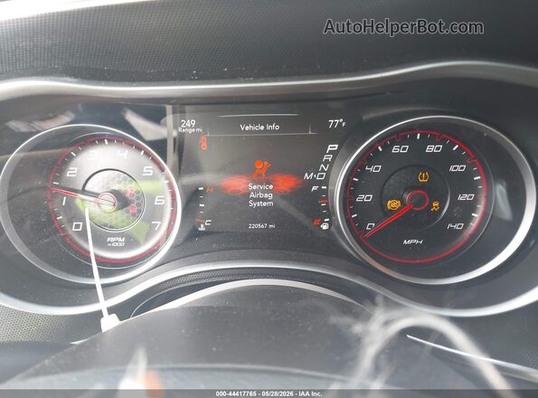 2C3CDXHG4GH199320 2016 DODGE CHARGER Black Vista de los asientos traseros