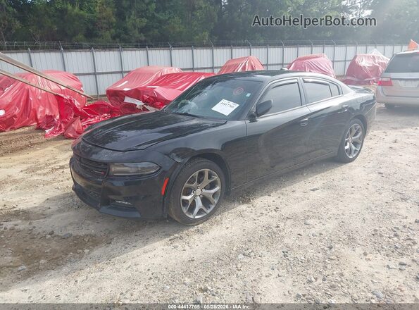 2C3CDXHG4GH199320 2016 DODGE CHARGER Black Vista tres cuartos delantera izquierda