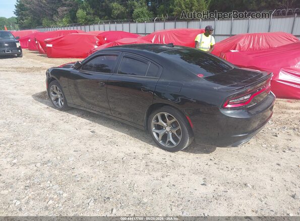 2C3CDXHG4GH199320 2016 DODGE CHARGER Black Trasero izquierdo