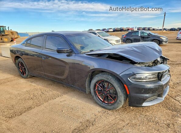 2C3CDXHG9JH242864 2018 DODGE CHARGER Black Передня права чверть