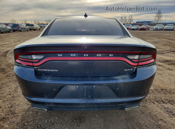 2C3CDXHG9JH242864 2018 DODGE CHARGER Black Вид ззаду