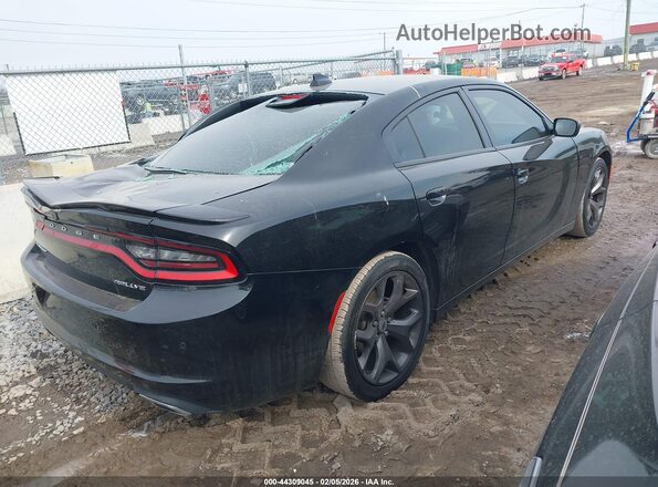 2C3CDXHGXHH638697 2017 DODGE CHARGER Black Rear right