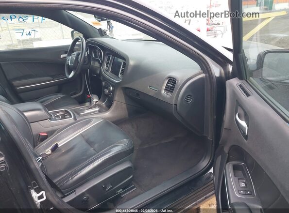 2C3CDXHGXHH638697 2017 DODGE CHARGER Black Front interior view