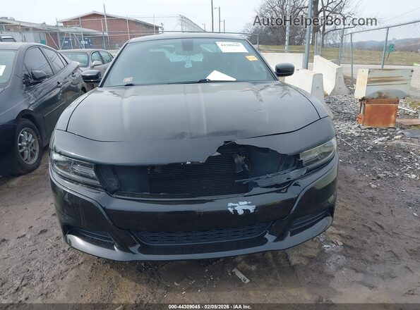 2C3CDXHGXHH638697 2017 DODGE CHARGER Black Instrument cluster view