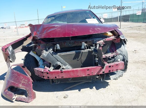 2C3CDXJGXJH182197 2018 DODGE CHARGER Maroon Widok wnętrza z tyłu