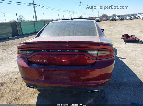 2C3CDXJGXJH182197 2018 DODGE CHARGER Maroon 