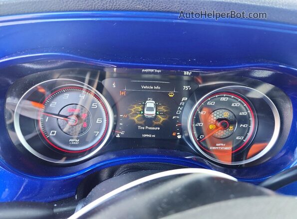 2C3CDXKT4KH562505 2019 DODGE CHARGER Синий 