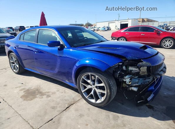 2C3CDXKT4KH562505 2019 DODGE CHARGER Синий 