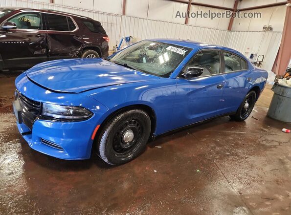 2C3CDXKT5KH626521 2019 DODGE CHARGER Blue 