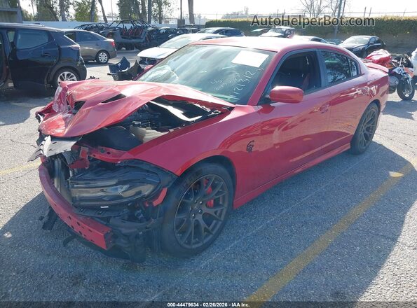 2C3CDXL90JH121312 2018 DODGE CHARGER Red Przód lewy