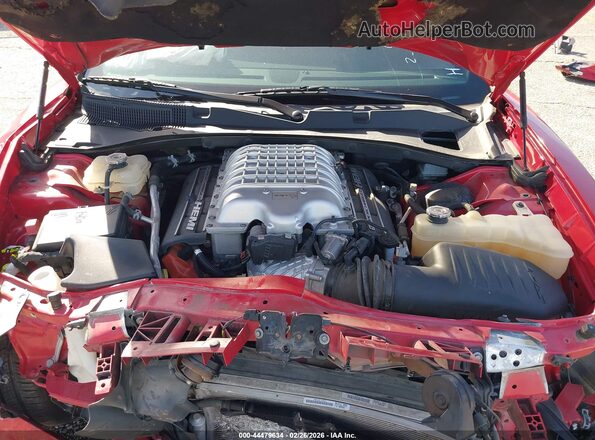 2C3CDXL90JH121312 2018 DODGE CHARGER Red Widok z tyłu