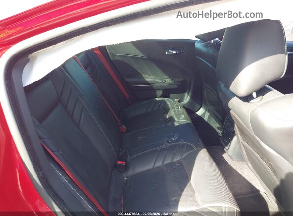 2C3CDXL90JH121312 2018 DODGE CHARGER Red Widok naklejki z numerem VIN