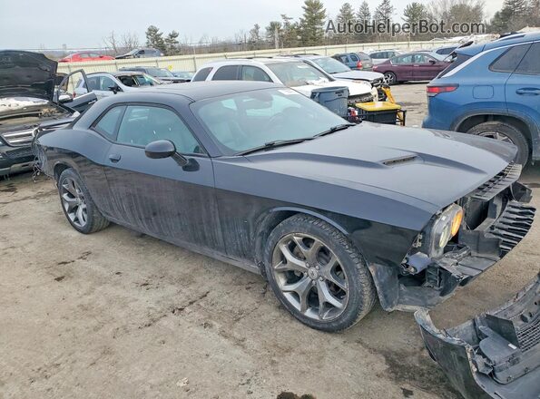 2C3CDZAG0HH547329 2017 DODGE CHALLENGER Черный Передняя правая четверть