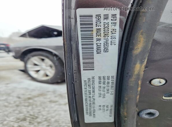 2C3CDZAG1PH553459 2023 DODGE CHALLENGER Gray Շարժիչի բաժամունքի տեսք