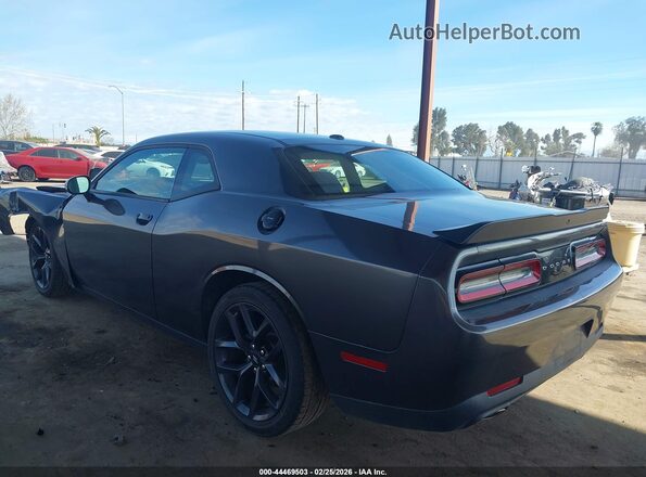 2C3CDZAG2KH672243 2019 DODGE CHALLENGER Gray Trasero izquierdo