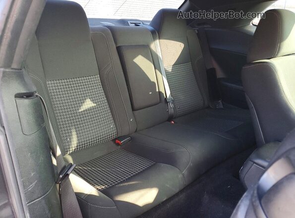 2C3CDZAG3GH201158 2016 DODGE CHALLENGER Gray Vista de los asientos traseros