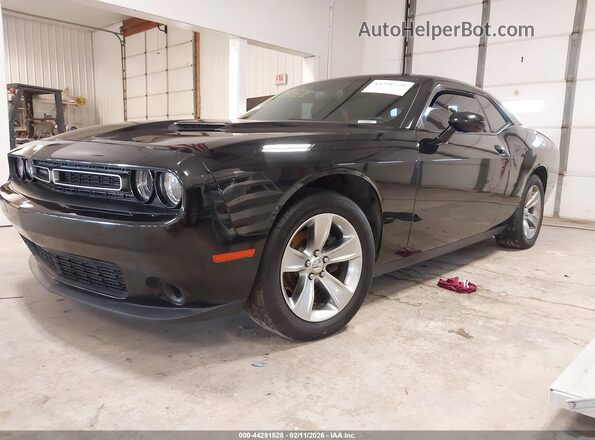 2C3CDZAG6GH102110 2016 DODGE CHALLENGER Black წინა მარცხენა ხედი სამი მეოთხედიდან