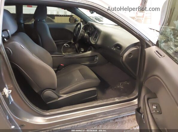 2C3CDZAG6JH276640 2018 DODGE CHALLENGER Серый Вид салона спереди