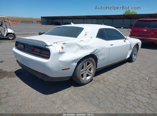 2C3CDZAG9KH731384 2019 DODGE CHALLENGER White Tył prawy