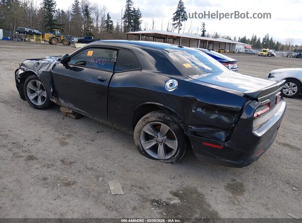 2C3CDZAGXKH532022 2019 DODGE CHALLENGER Black Tył lewy