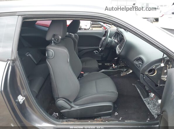 2C3CDZBT0GH245873 2016 DODGE CHALLENGER Gray წინა სალონის ხედი