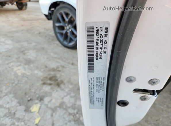 2C3CDZBT1PH515063 2023 DODGE CHALLENGER White Engine compartment view