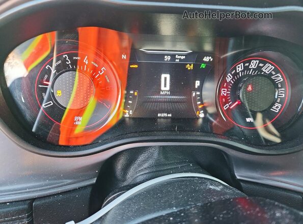 2C3CDZBT1PH515063 2023 DODGE CHALLENGER White Instrument cluster view