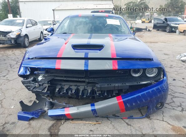 2C3CDZBT5MH646430 2021 DODGE CHALLENGER Blue წინა პანელის ხედი
