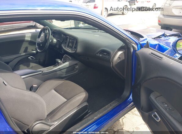 2C3CDZBT5MH646430 2021 DODGE CHALLENGER Blue წინა სალონის ხედი
