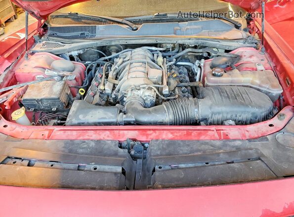 2C3CDZBT6GH125379 2016 DODGE CHALLENGER Red Widok wnętrza z tyłu