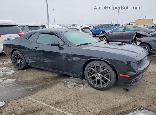 2C3CDZBT6GH358937 2016 DODGE CHALLENGER Black Przód prawy
