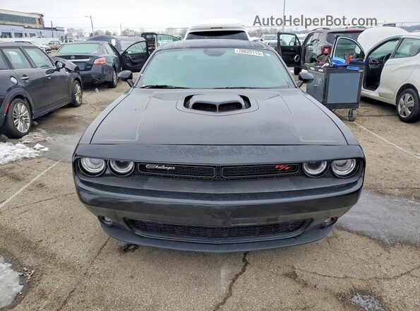 2C3CDZBT6GH358937 2016 DODGE CHALLENGER Black Widok z przodu