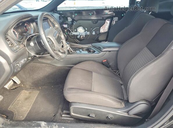 2C3CDZBTXKH708921 2019 DODGE CHALLENGER Black Vista interior delantera