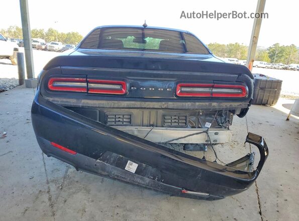 2C3CDZFJ3NH188185 2022 DODGE CHALLENGER Black Widok z tyłu