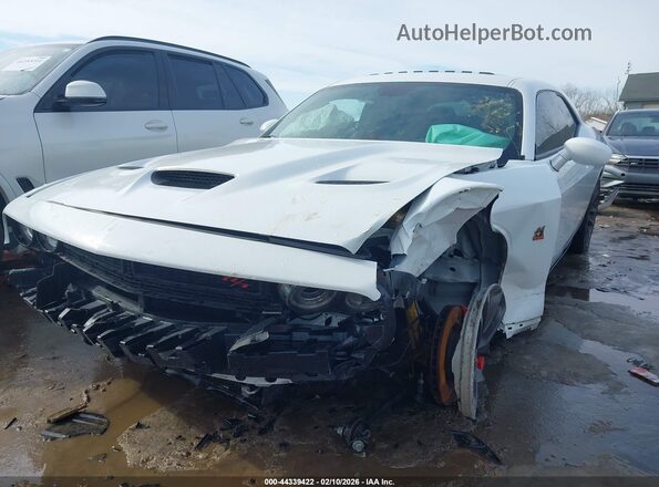 2C3CDZFJ5MH513966 2021 DODGE CHALLENGER White წინა ხედი
