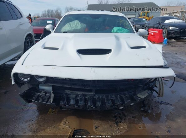 2C3CDZFJ5MH513966 2021 DODGE CHALLENGER White ხელსაწყოთა პანელის ხედი