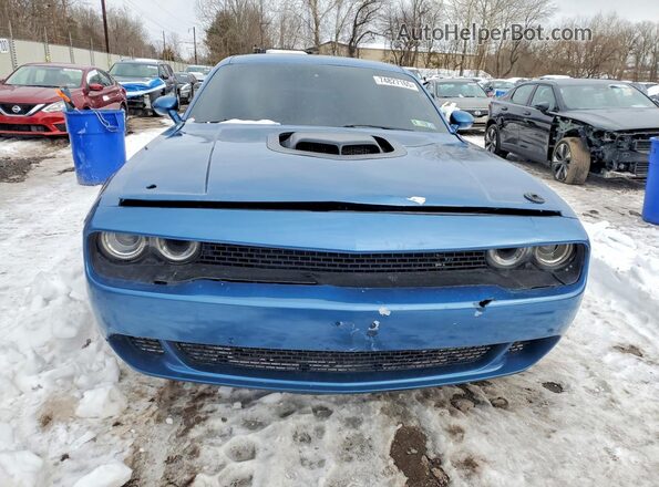 2C3CDZFJ7MH603040 2021 DODGE CHALLENGER Blue Vista frontal