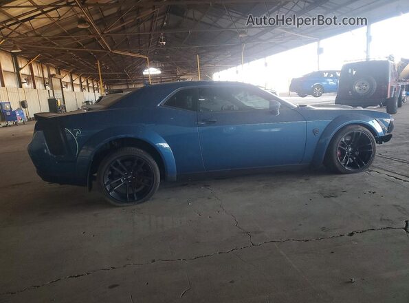 2C3CDZFJ8NH236988 2022 DODGE CHALLENGER Blue უკანა მარჯვენა
