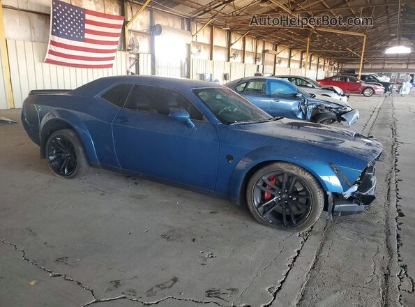 2C3CDZFJ8NH236988 2022 DODGE CHALLENGER Blue წინა მარჯვენა
