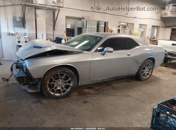 2C3CDZGG1HH615032 2017 DODGE CHALLENGER Серебряный Передняя левая четверть