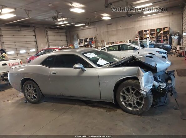 2C3CDZGG1HH615032 2017 DODGE CHALLENGER Серебряный Вид задней части салона