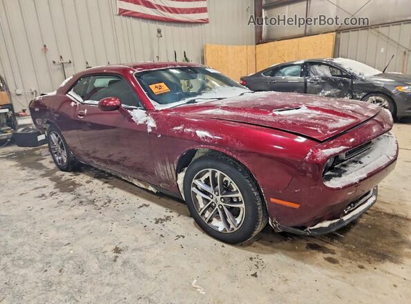 2C3CDZGG8KH706502 2019 DODGE CHALLENGER Maroon 
